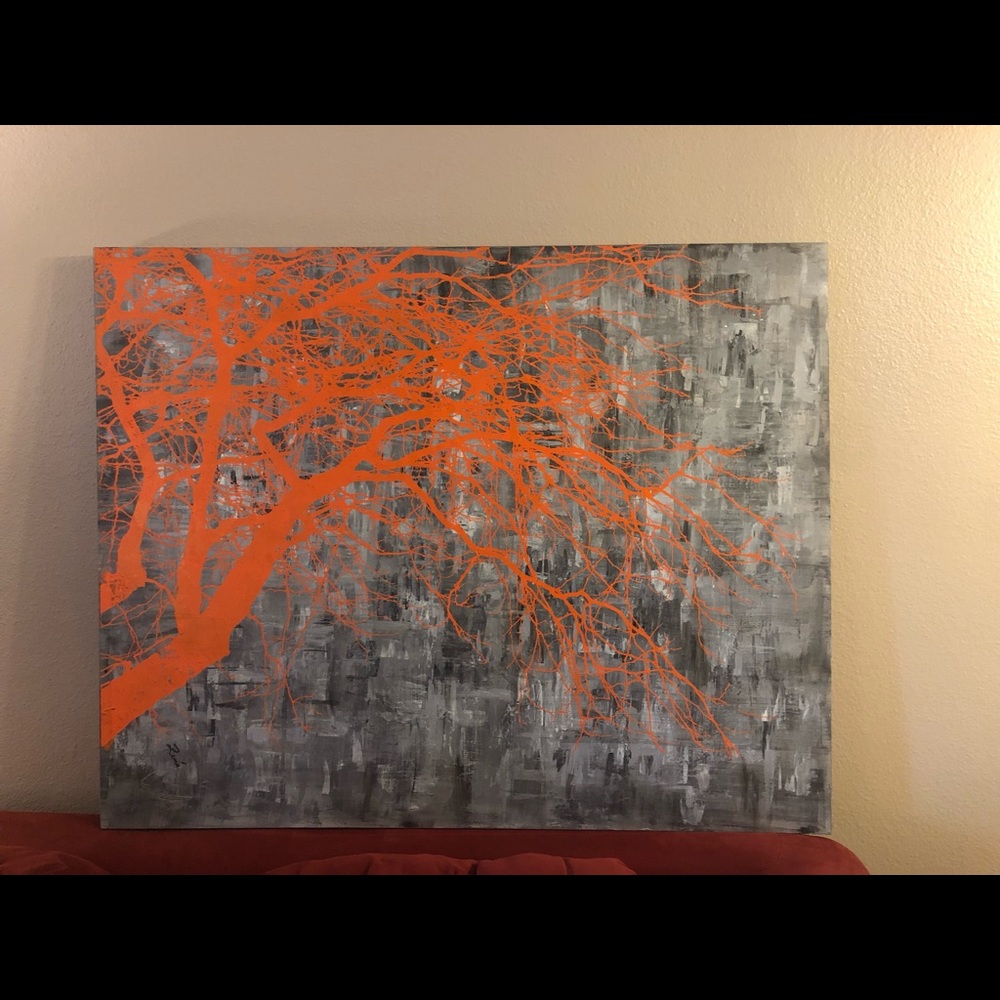 Canvas painting. 3 feet by 4 feet
